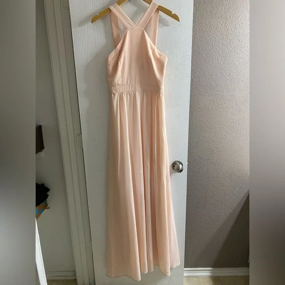 sachin and babi light blue dress Love in Your Life Emerald Green Satin Halter Maxi Dress main image 0
